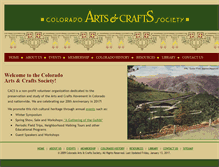 Tablet Screenshot of coloarts-crafts.org